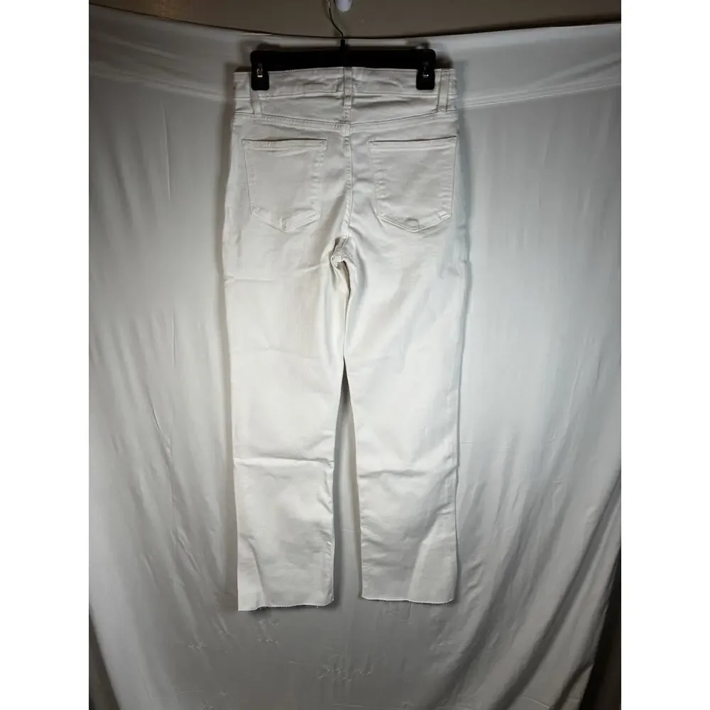The Drop NEW Women 27 Ian Relaxed Fit Straight leg Jeans White Casual Every day - Picture 3 of 10